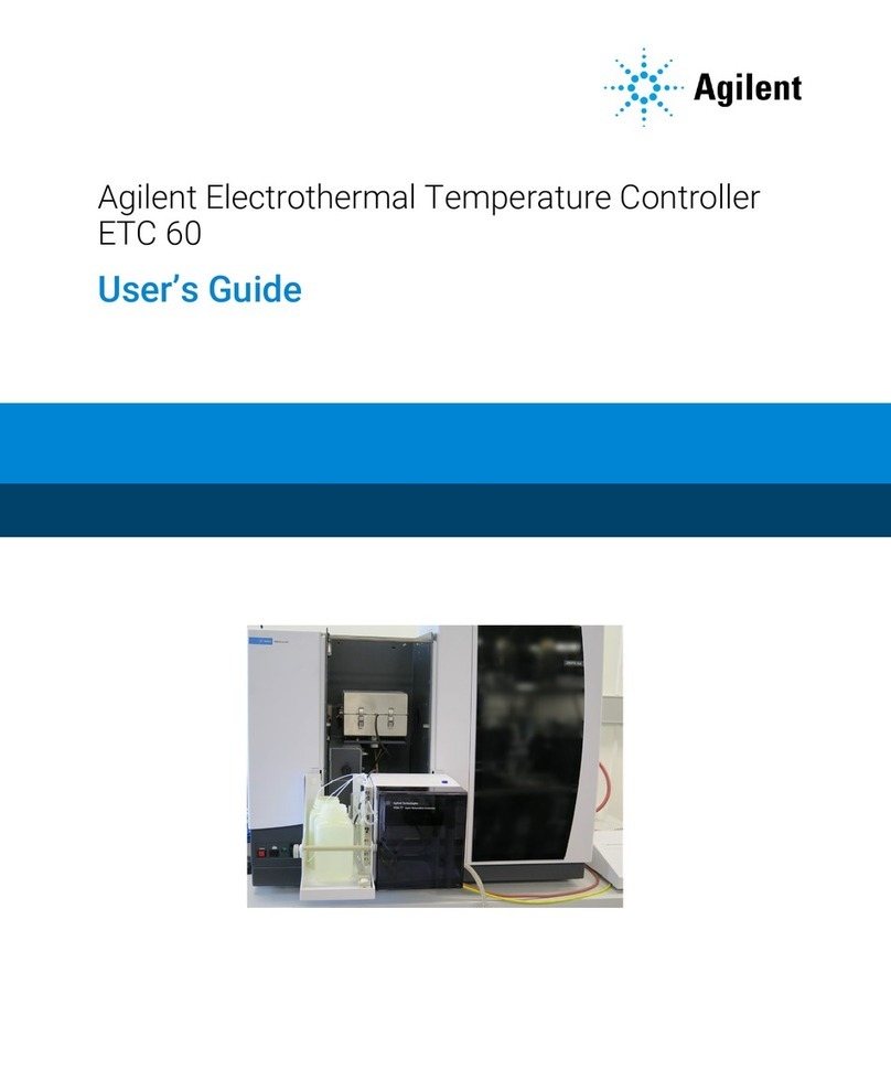 Agilent Technologies ETC 60 User manual Agilent Technologies ETC 60 User manual