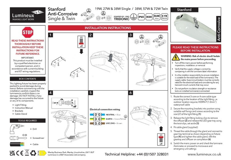 Lumineux Stanford Anti-Corrosive User manual