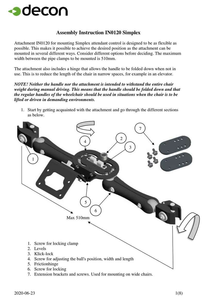 decon IN0120 Assembly instruction