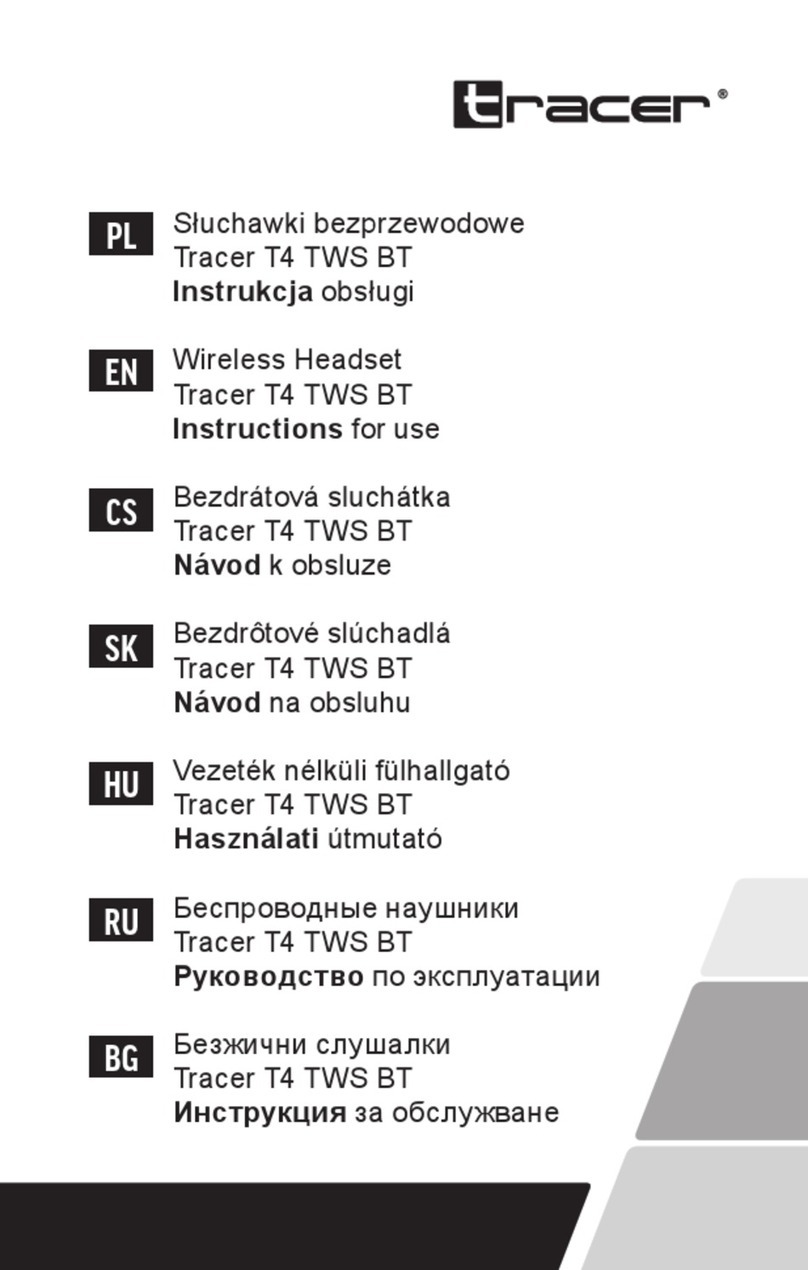Tracer T4 TWS BT User manual