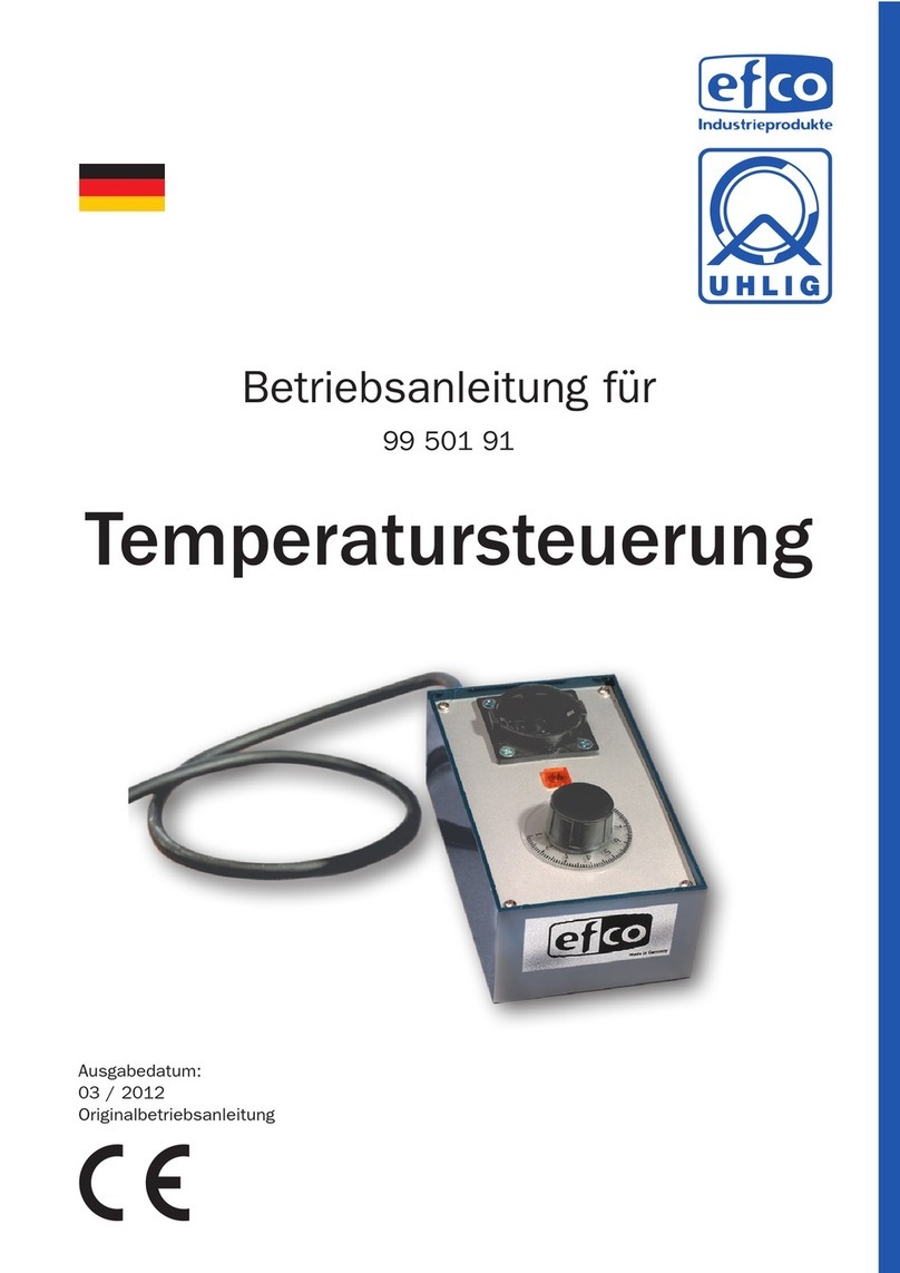 Efco 99 501 91 operating instructions