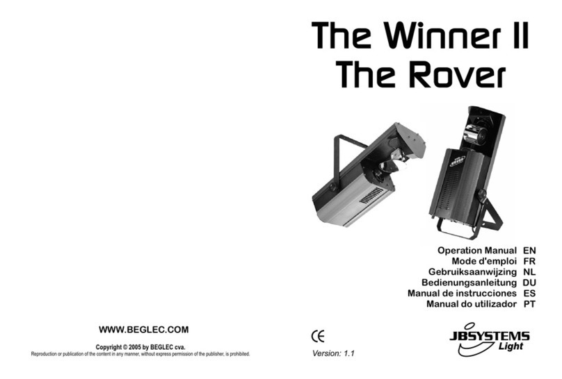 JB Systems Light Winner II User manual