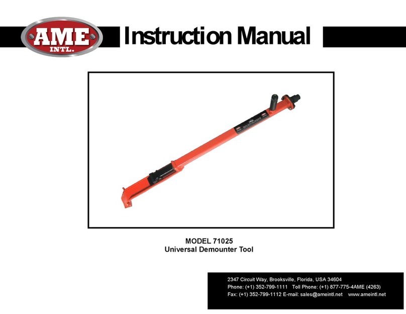 AME Intl. 71025 instruction manual