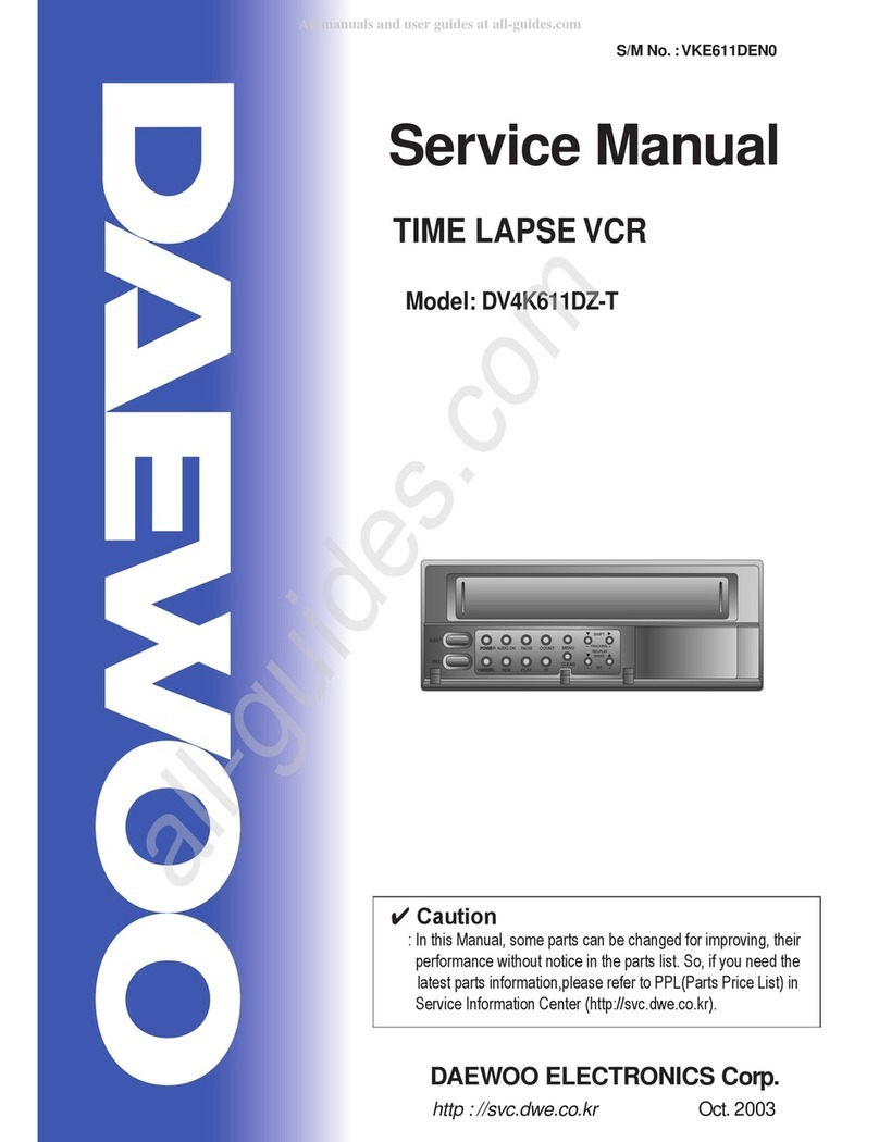 DAEWOO ELECTRONICS DV4K611DZ-T User manual