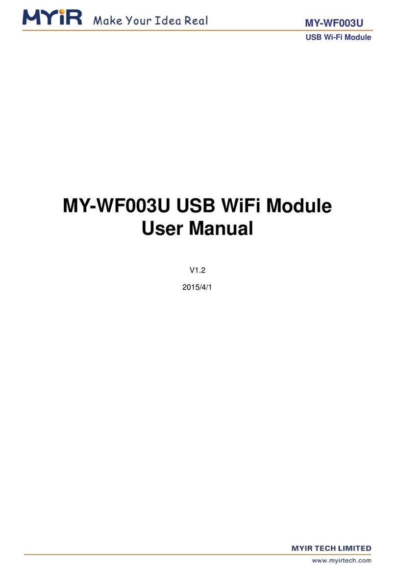 MYiR MY-WF003U user manual