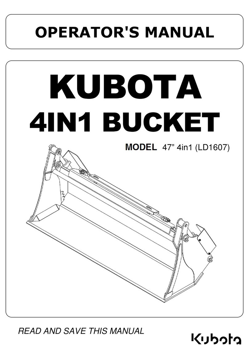 Kubota LD1607 User manual