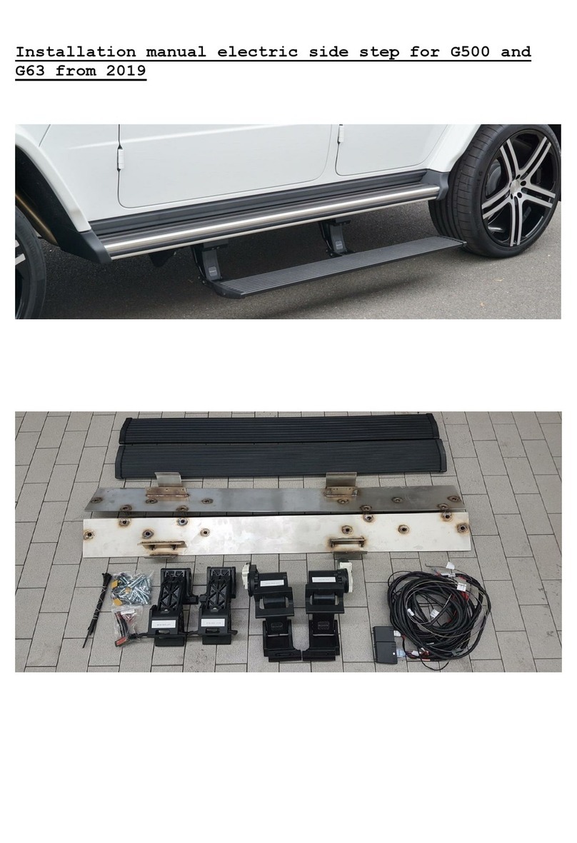 TRITTBRETT G500 2019 installation manual