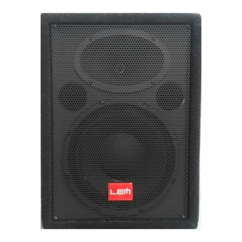 LEM HURRICANE Series User manual