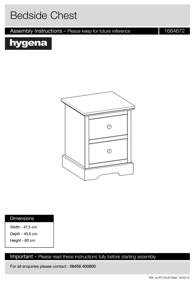 hygena 1664672 User manual hygena 1664672 User manual