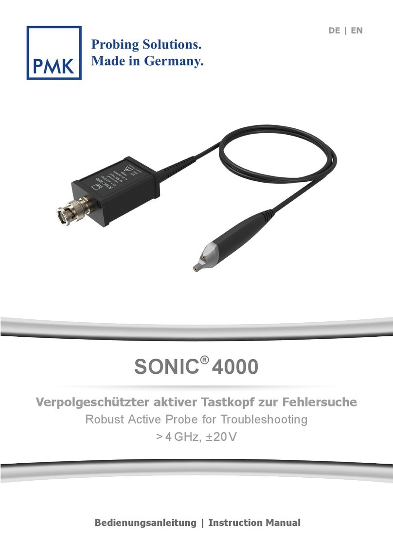 PMK SONIC 4000 User manual