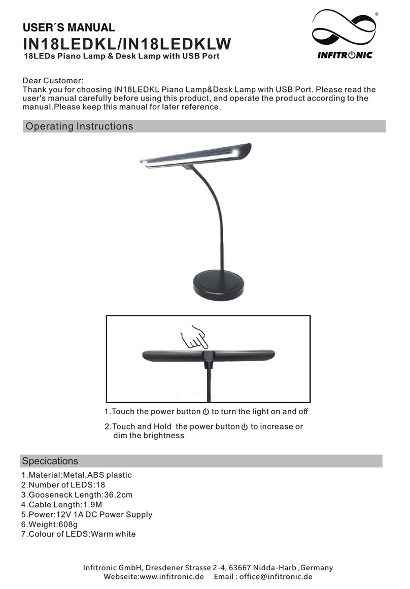 INFITRONIC IN18LEDKL user manual