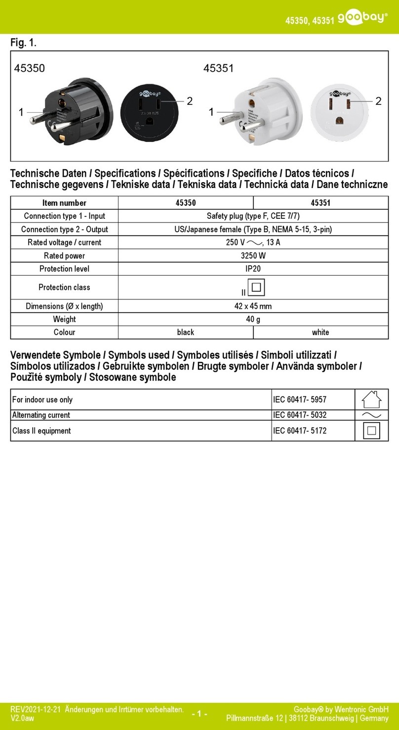 Goobay 45350 User manual