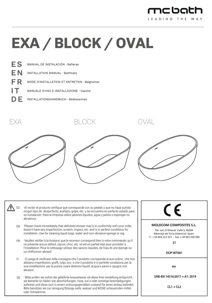 MCBATH EXA installation manual