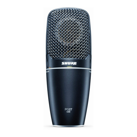Shure PG27-USB manual
