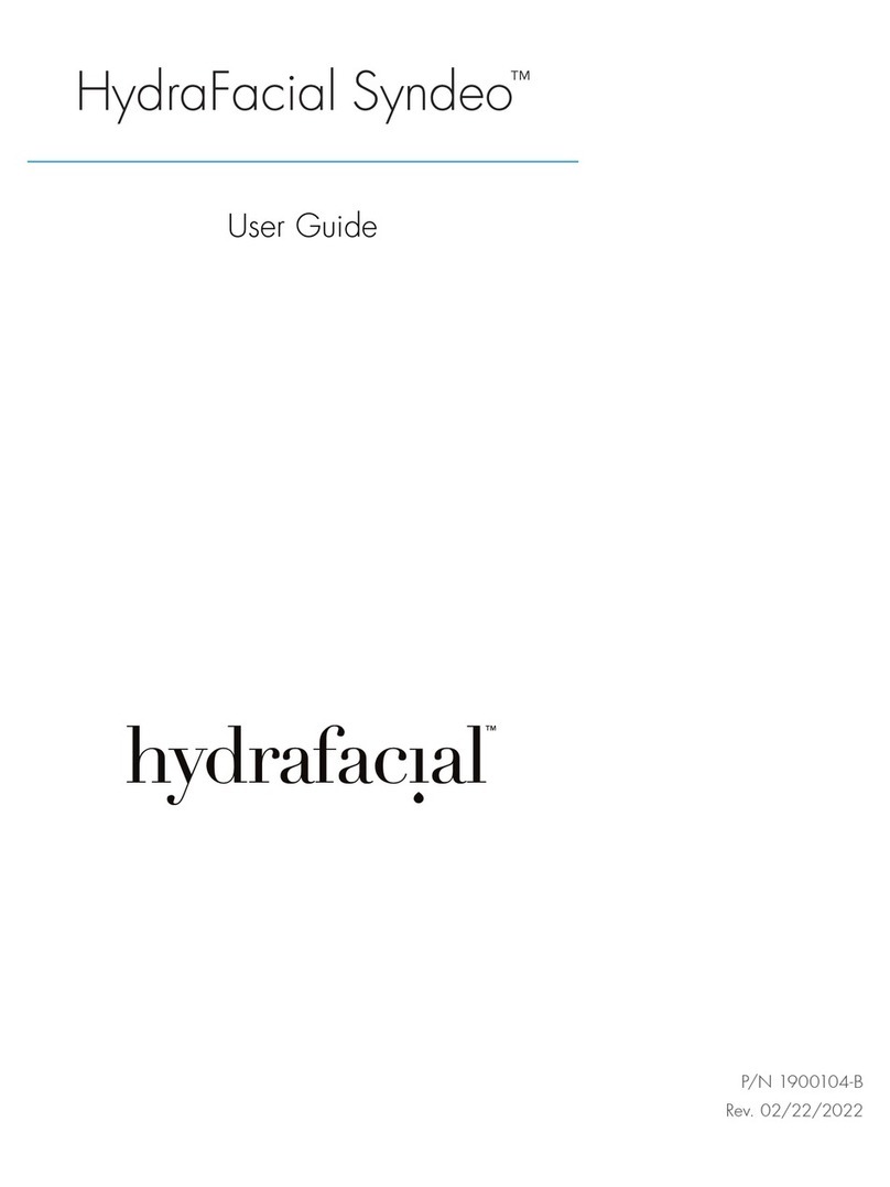 hydrafacial Syndeo user guide hydrafacial Syndeo user guide
