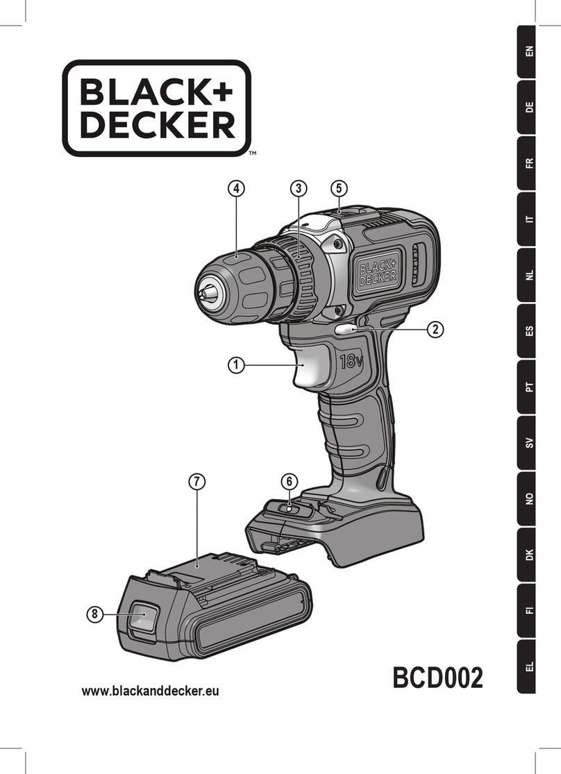 Black & Decker BCD002 Original instructions