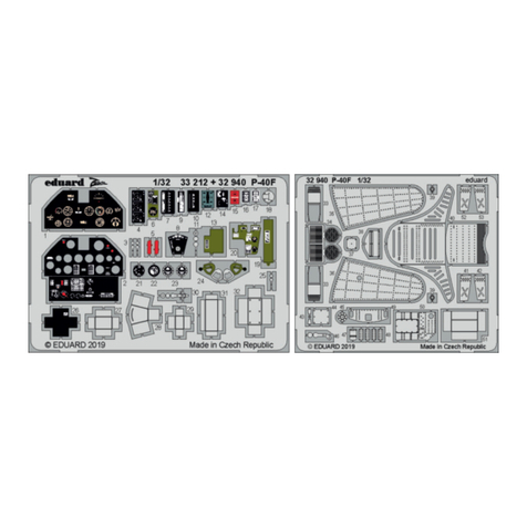 Eduard P-40F Assembly instructions