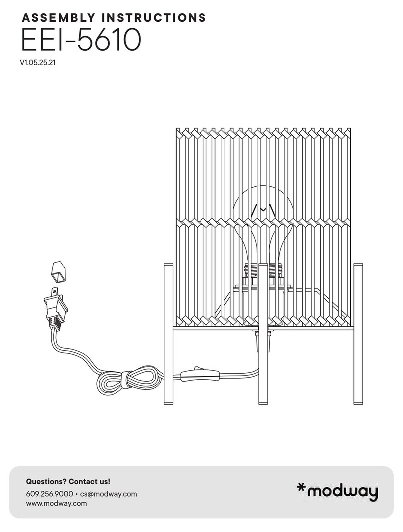 modway EEI-5610 Assembly instructions