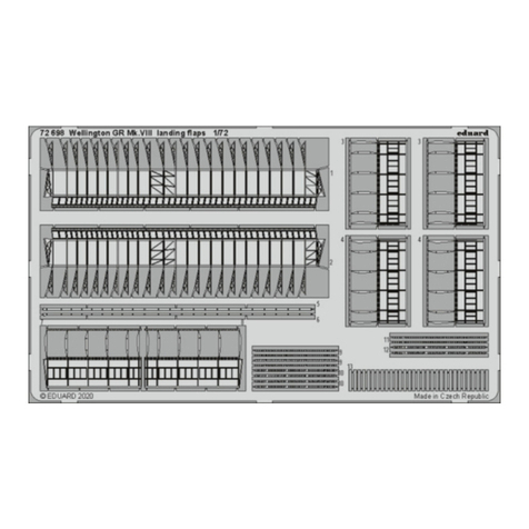 Eduard Wellington GR Mk.VIII landing flaps Assembly instructions