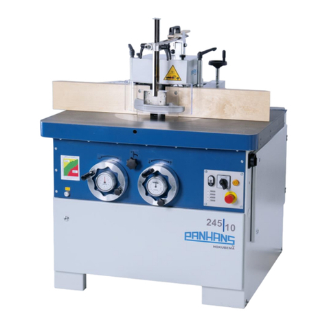 PANHANS 245/10 operating manual
