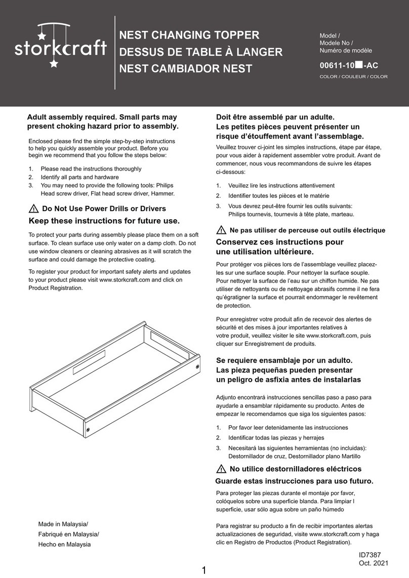 Storkcraft 00611-10 AC Series User manual
