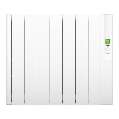 Rointe ecodeisgn SYGMA SRF0500RAD2 Installation and user manual Rointe ecodeisgn SYGMA SRF0500RAD2 Installation and user manual