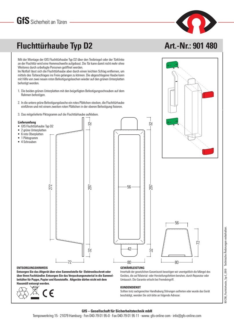 GFS 901 480 quick start guide