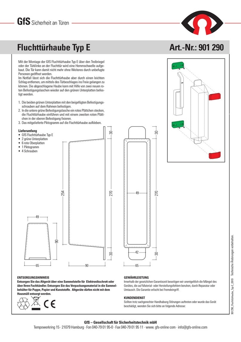 GFS 901 290 quick start guide