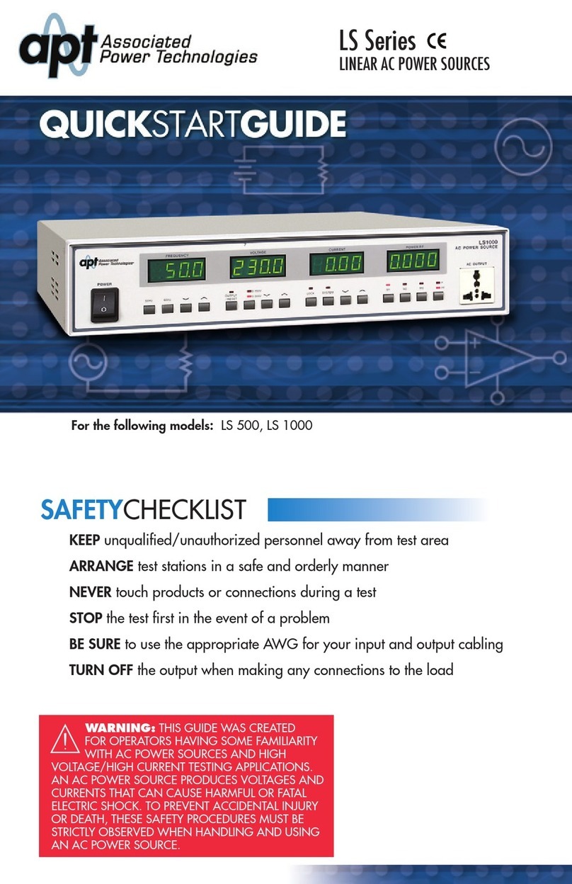 APT LS500 quick start guide