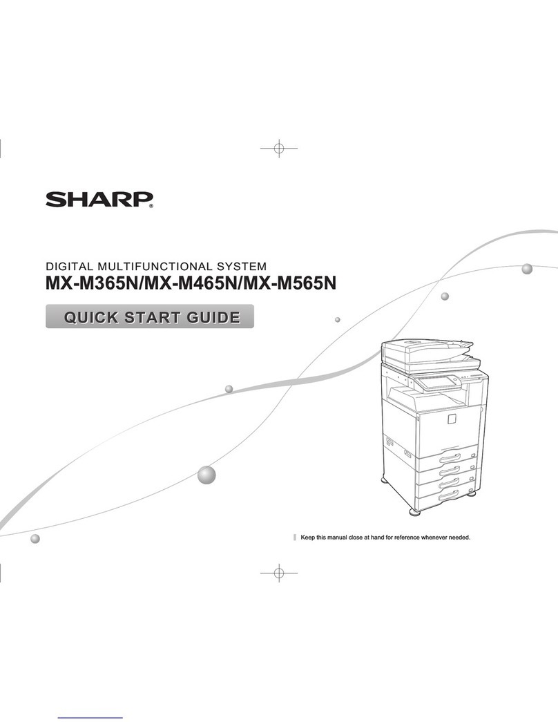 Sharp Advanced MXM365N User manual