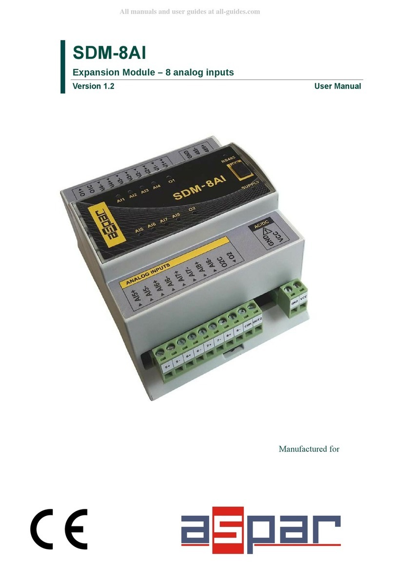 Aspar SDM-8AI user manual