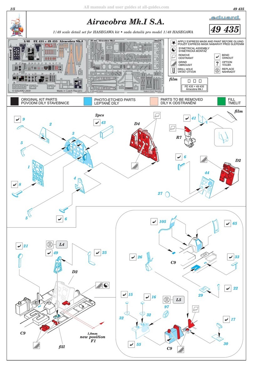 Eduard Airacobra Mk.I S.A. Assembly instructions Eduard Airacobra Mk.I S.A. Assembly instructions