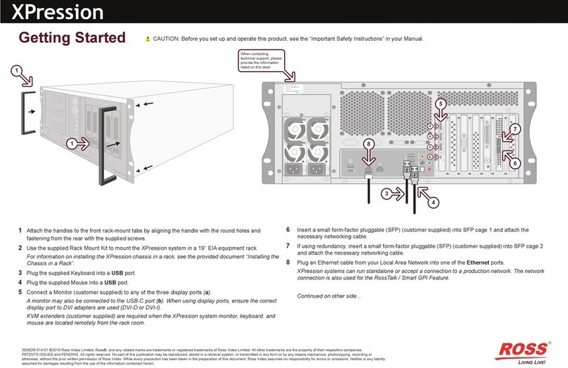 Ross XPression 4RU IP quick start guide