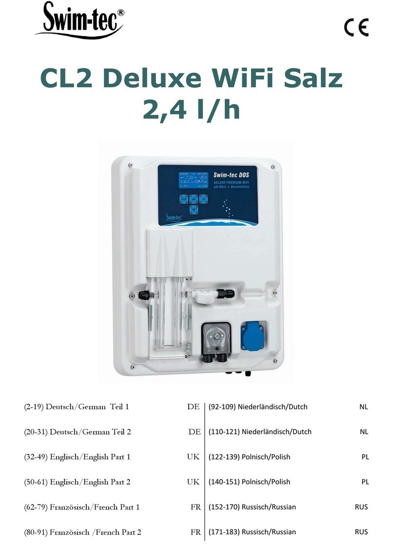 Swim-tec DOS CL 2 Deluxe WIFI Salz manual