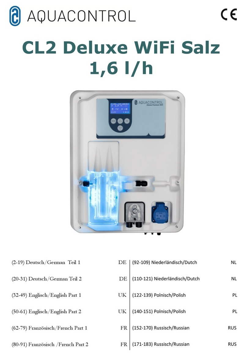 Aqua Control DOS CL 2 Deluxe WIFI Salz manual