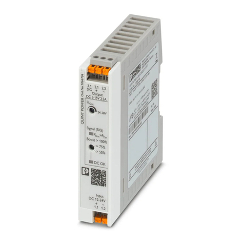 Phoenix Contact QUINT4-PS/12-24DC/5-15DC/2.5/ PT User manual