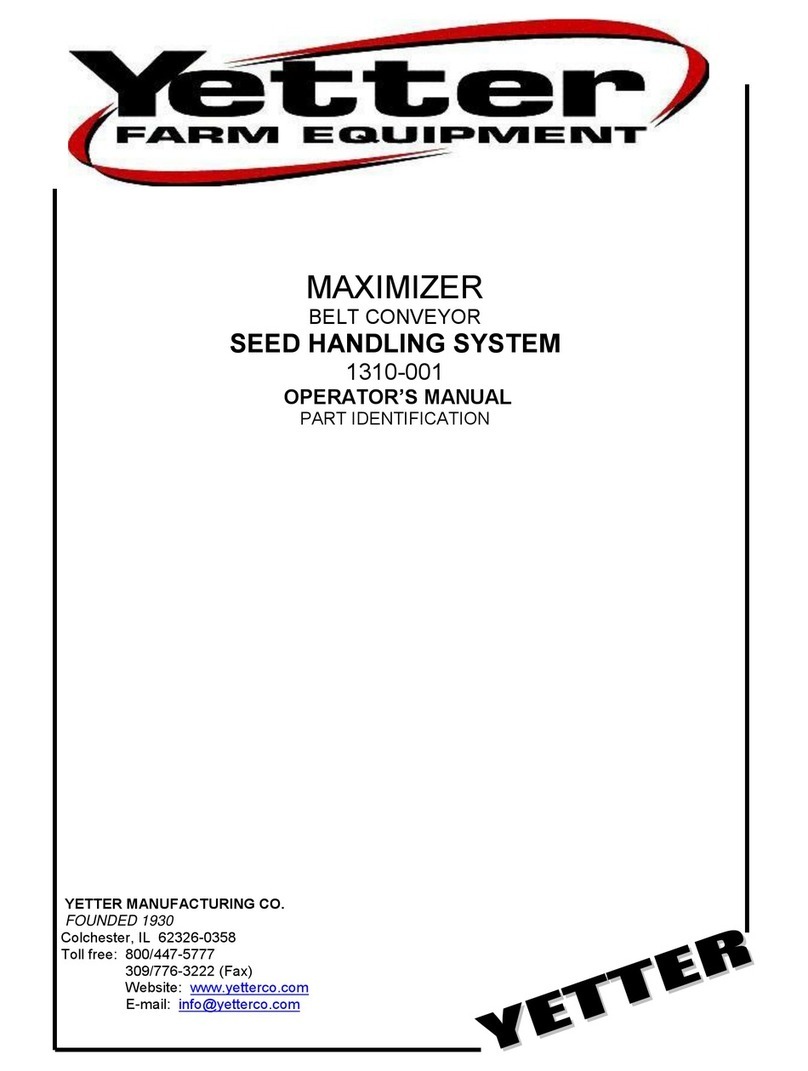 Yetter MAXIMIZER User manual