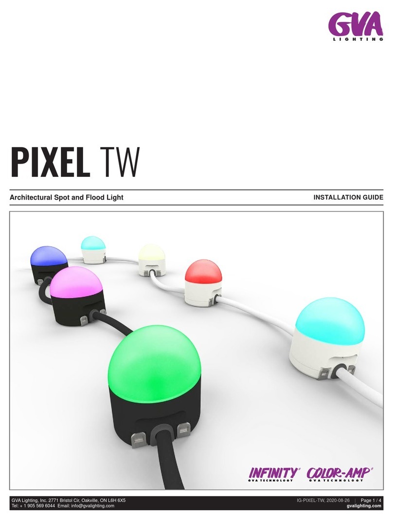 GVA Lighting PIXEL TW User manual