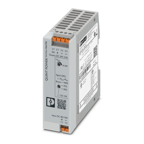 Phoenix Contact QUINT4-PS/48-110DC/24DC/2.5/ PT User manual