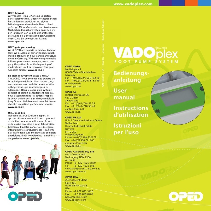 OPED VADOplex User manual OPED VADOplex User manual