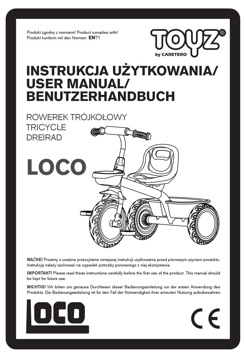 Caretero TOYZ LOCO user manual
