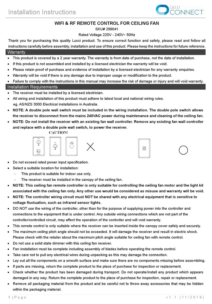 Lucci CONNECT 299041 User manual
