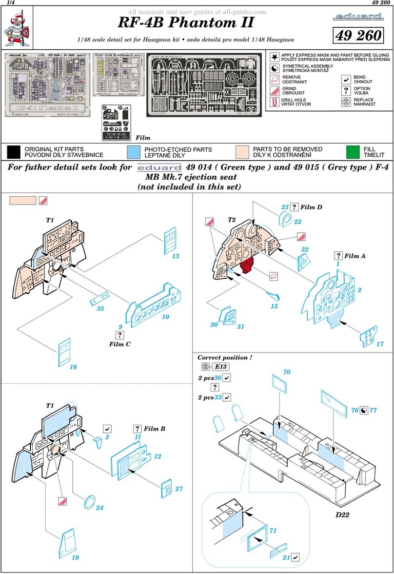 Eduard RF-4B Phantom II Assembly instructions Eduard RF-4B Phantom II Assembly instructions
