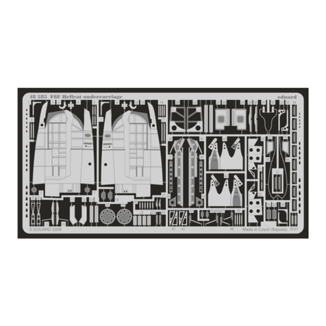 Eduard F6F Hellcat undercarriage Assembly instructions