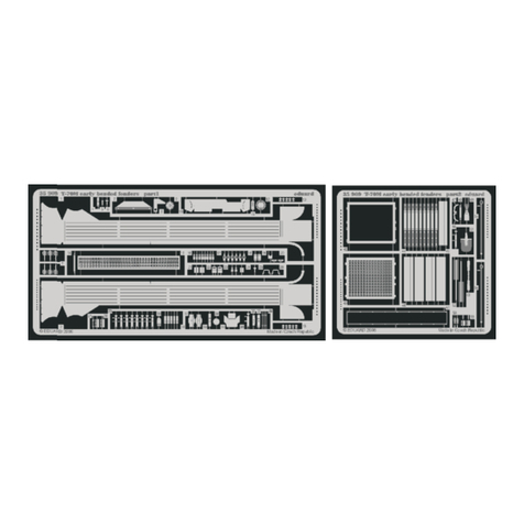 Eduard T-70M early bended fenders Assembly instructions