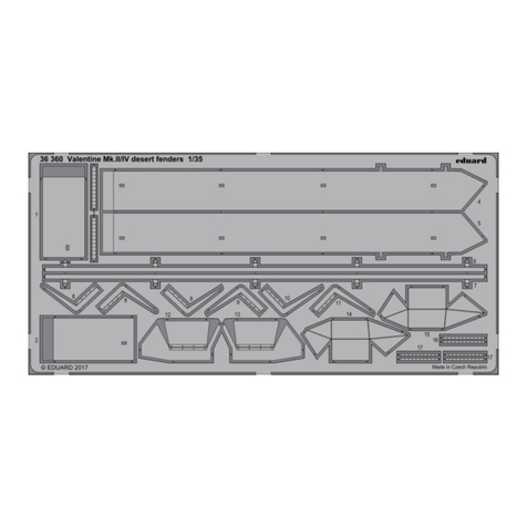 Eduard Valentine Mk.II/IV desert fenders User manual Eduard Valentine Mk.II/IV desert fenders User manual