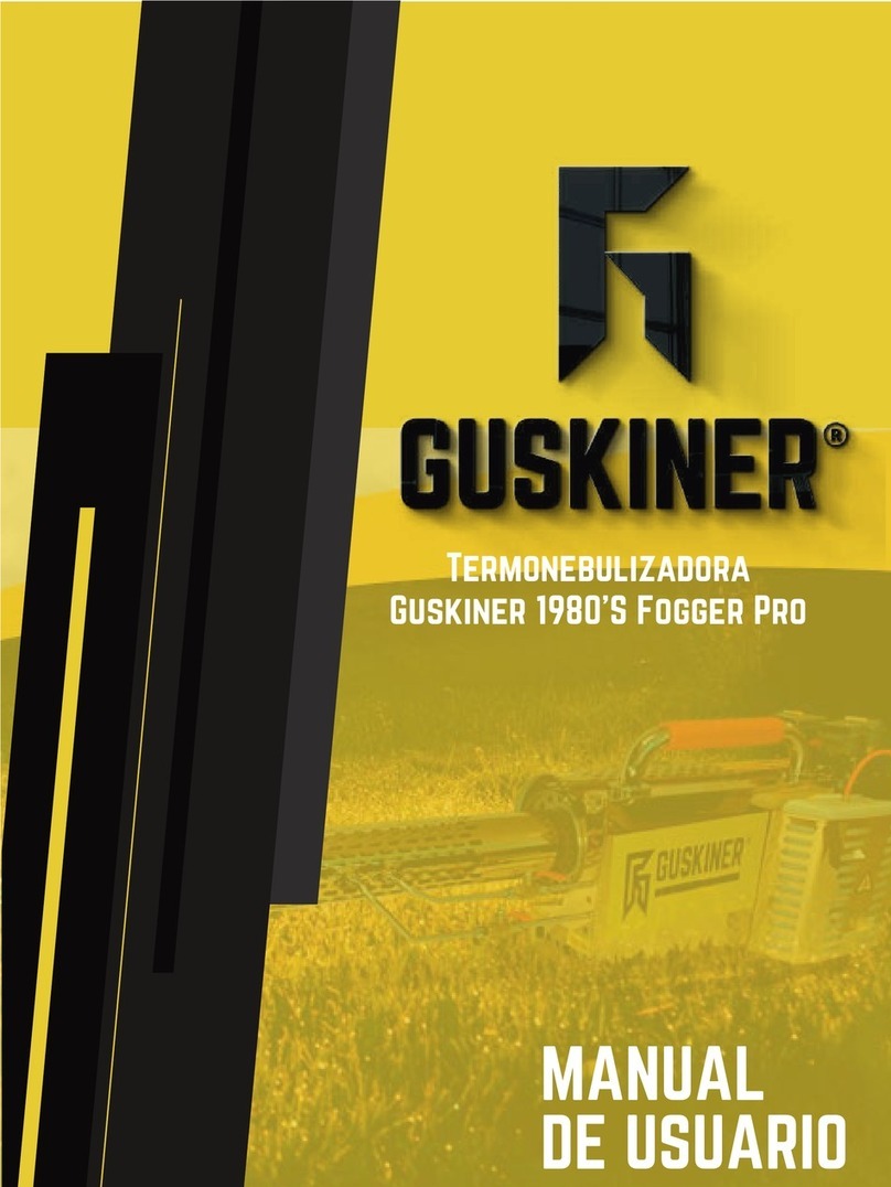 GUSKINER 1980'S Fogger Pro user manual
