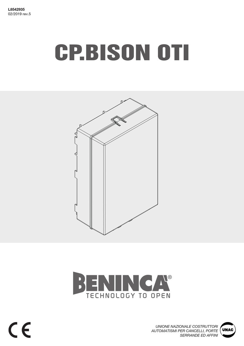 Beninca CP.BISON OTI manual