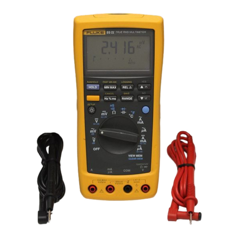 Fluke 87 Series IV User manual