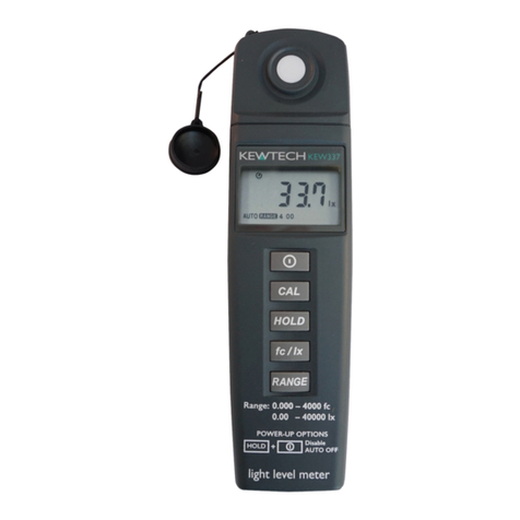 Kewtech KEW337 User manual